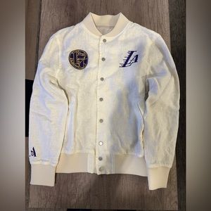 Lakers Linen Bomber (Custom)